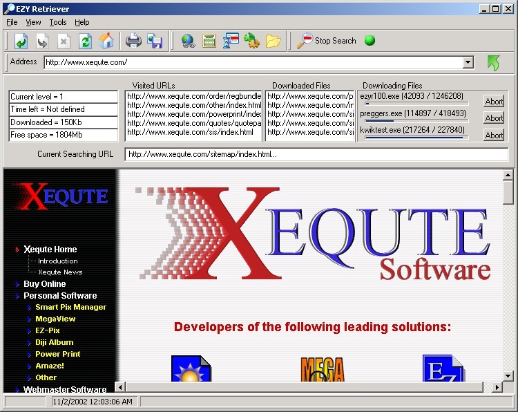 EZY Retriever Screenshot